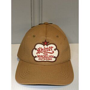 Shiner Bock Magellan Outdoors Canvas Brown Adjustable Hat Cap
